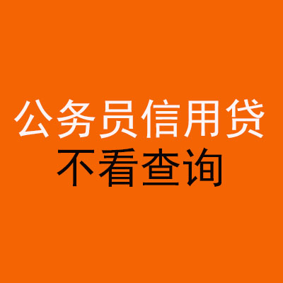 九龙坡公务员信用贷款